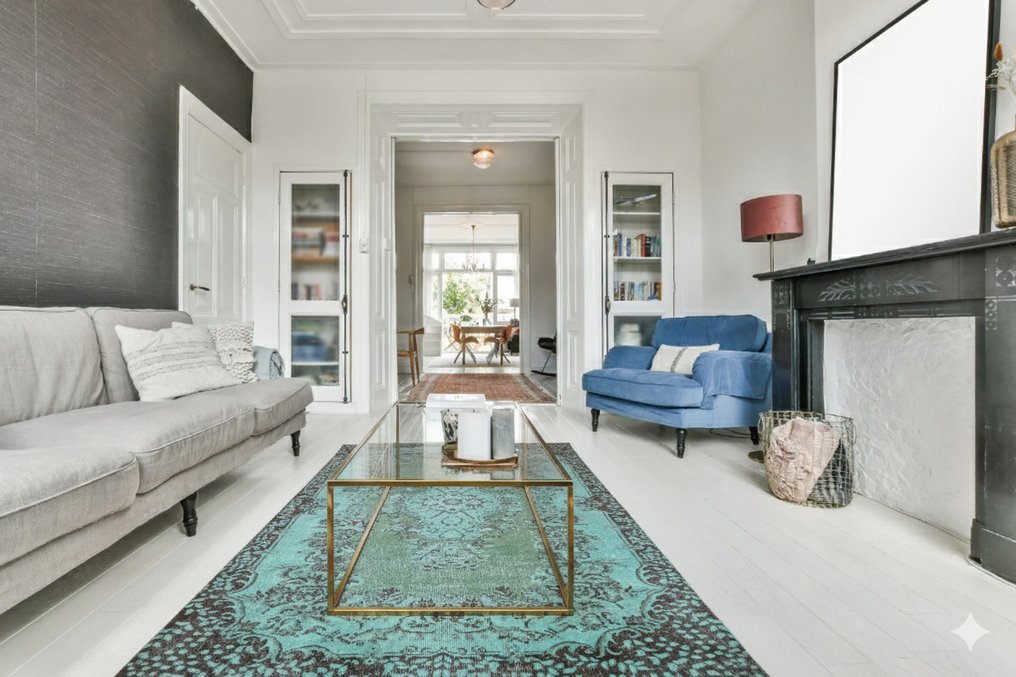 Turquoise κλασικό - Χαλί - 270 cm - 160 cm - με πιστοποιητικό #3.2