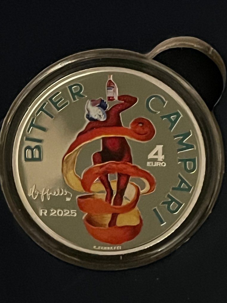 Ιταλία. 4 Euro 2025 "Campari" Proof  (χωρίς τιμή ασφαλείας) #1.0