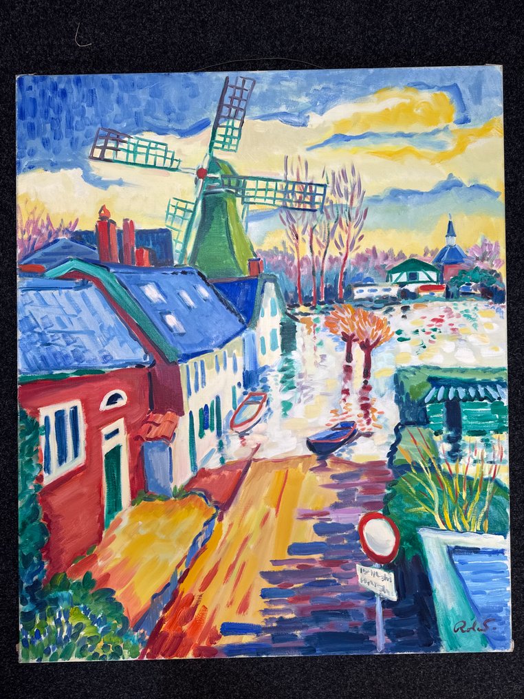 Roland van den Berg (1950-2007) - Veessen havenweg #2.1