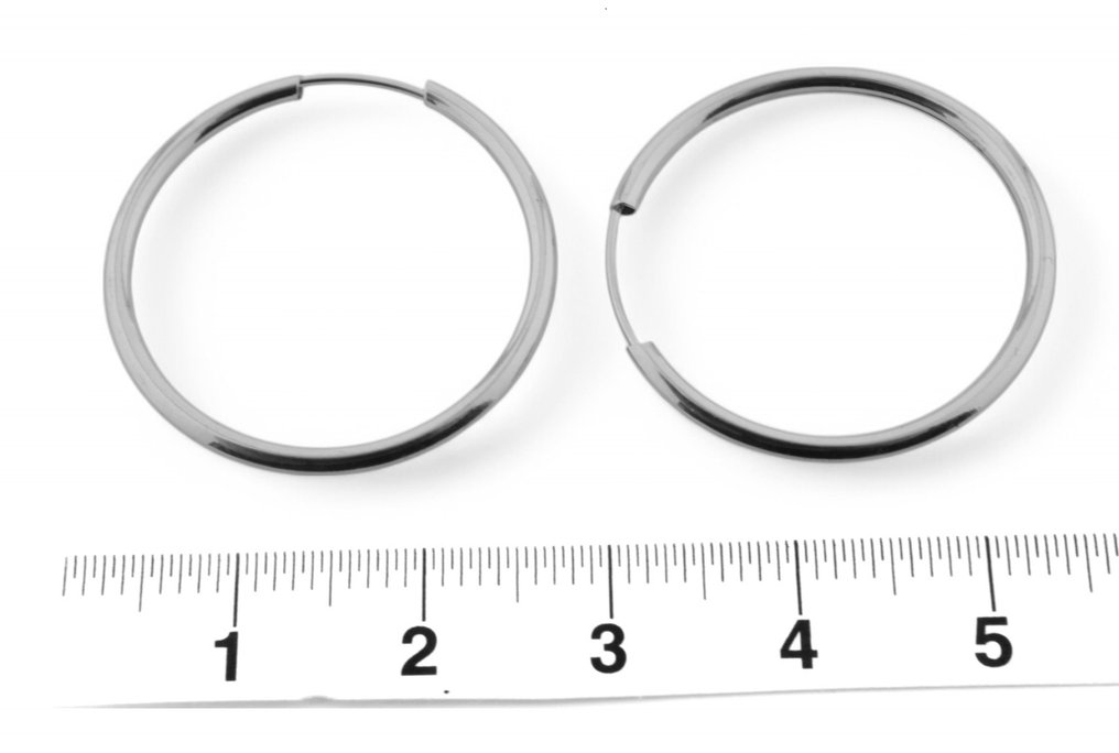 没有保留价 - 耳环 - 18K包金 白金 #2.1