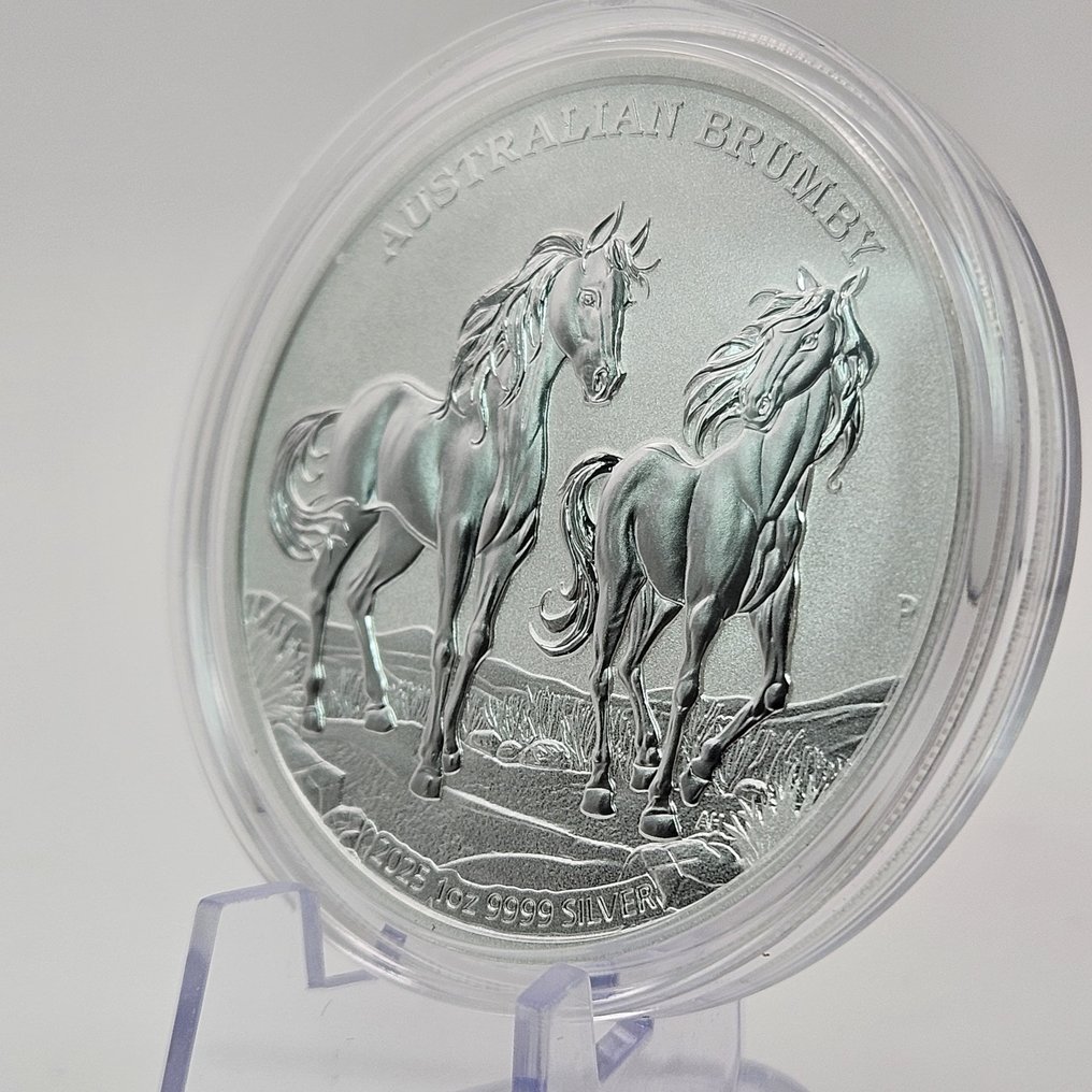 Australia. 1 Dollar 2025 – Brumby – 1 oz Silver .9999 – BU – Limited Edition (No reserve price) #3.2