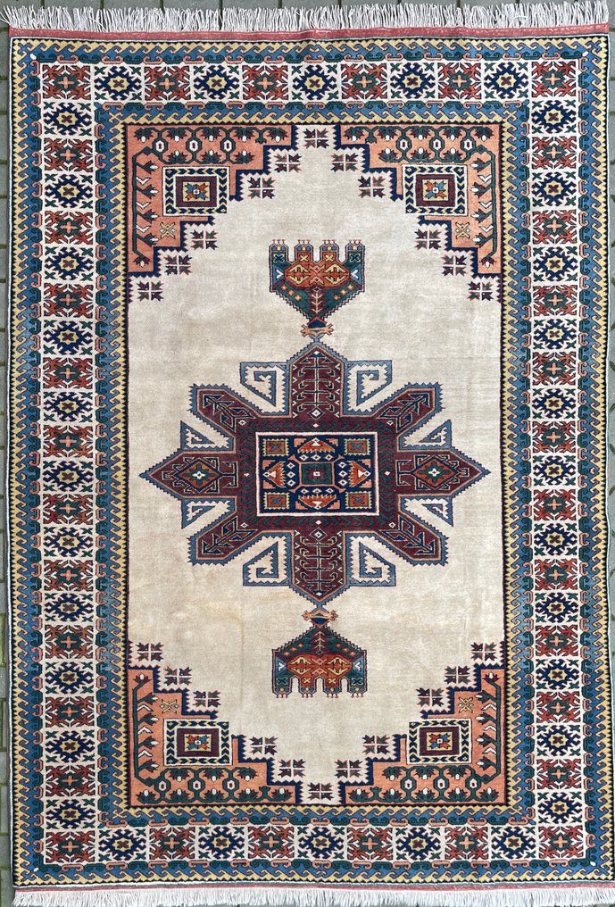 Modernt Shirwan - handknutet - ull - rengjort - färgstarkt matta - i mycket gott skick - Matta - 284 cm - 204 cm #1.0