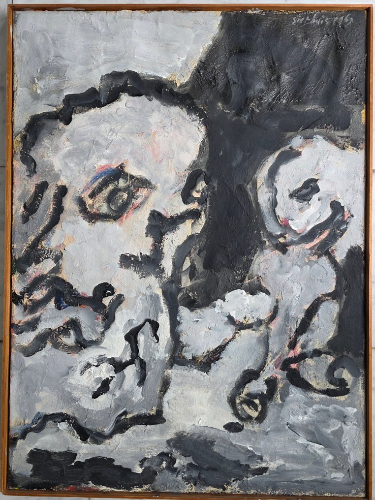 Jan Sierhuis (1928-2023) - Portret van een onbekende #1.0