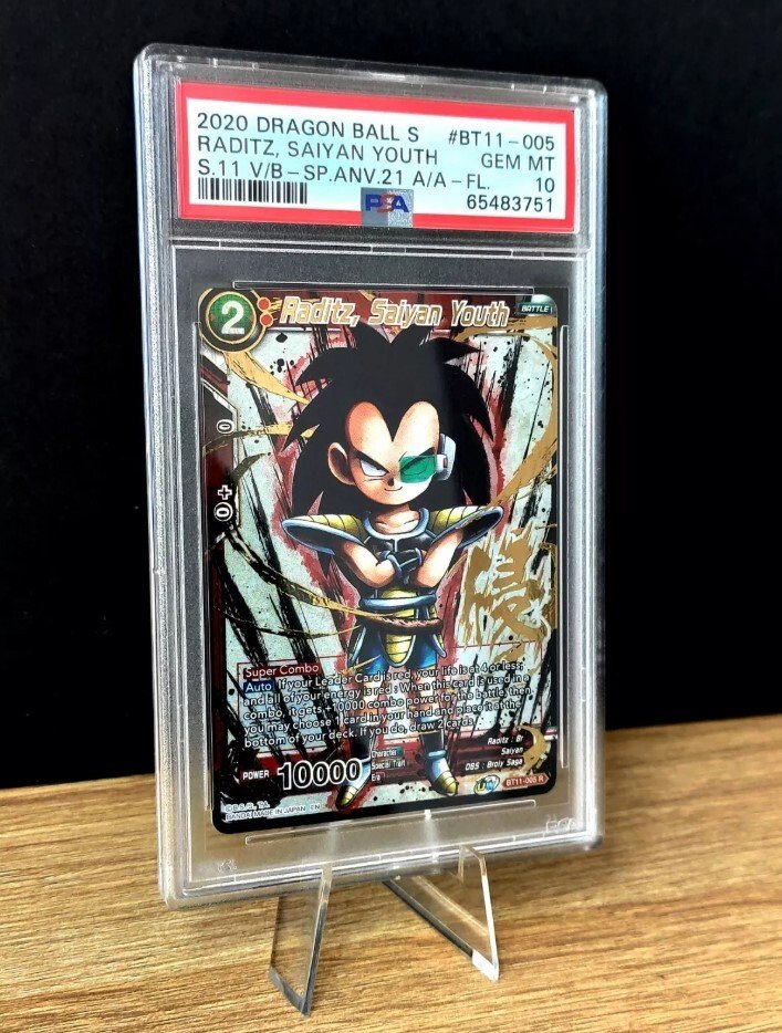 Bandai - 1 Graded card - Dragon Ball - Masters 2021 Anniversary Raditz Saiyan Youth - Alt Art - PSA 10 #1.0
