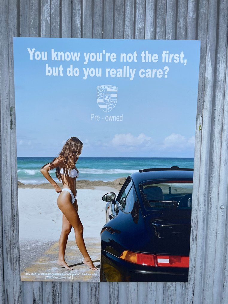 Αφίσα διαφήμισης αλουμινίου. - Porsche - NO ENVIO A CANARIAS #4.3