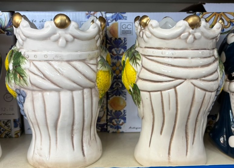 花盆 - 陶瓷 - Coppia di teste di Moro #3.2