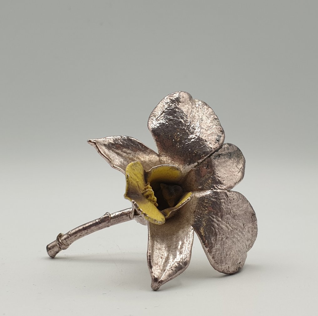 Orchidea rivestiva in argento 925 - Statuetta - .925 argento #1.0