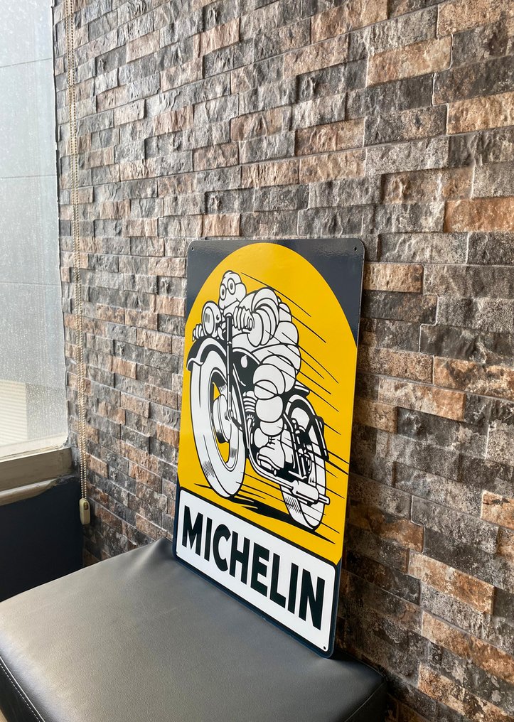 Sign - Michelin - Michelin sign, "Bibendum man riding a bike" #2.1
