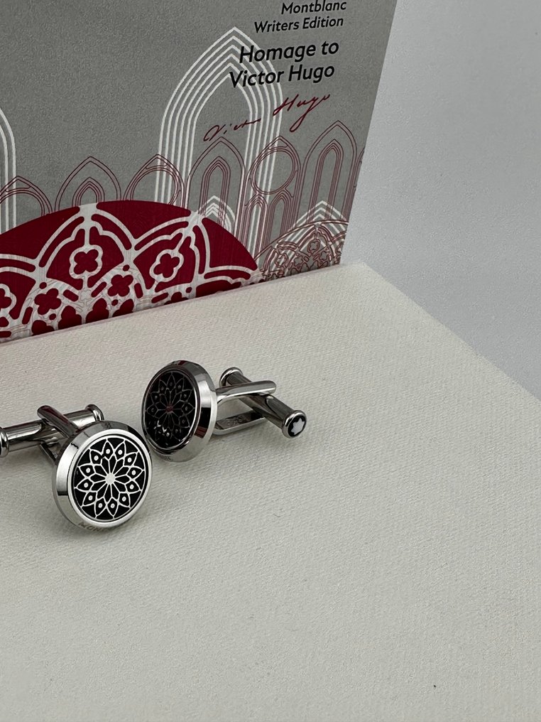 Montblanc - 钢 - 袖扣 - 致敬Victor Hugo #2.1