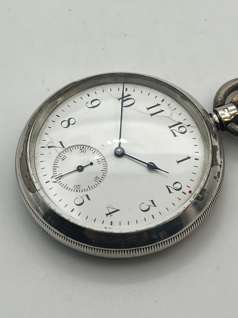 Waltham Argento Mercato Uk . Birmingham 1901 . Remontoir - 1850-1900 #2.1