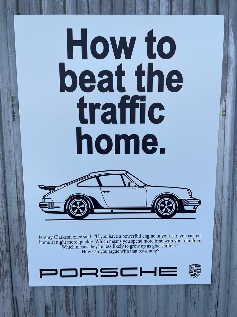 Πόστερ διαφήμισης αλουμινίου FERRY COLLECTION - Porsche - NO ENVIO A CANARIAS #1.0