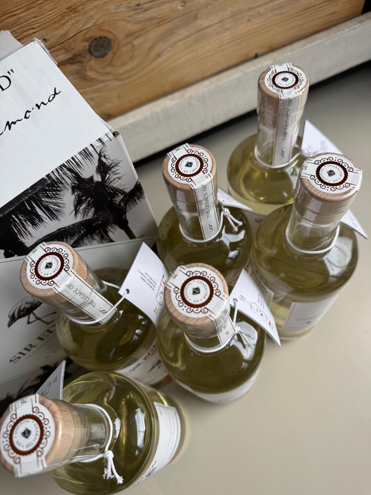 Sir Edmond Gin - Bourbon Vanilla Infused Gin - 70cl - 6 bottles #1.0