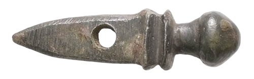 Romersk antik Bronze, Imponerende militært votivamulet af typen Gladius / PUGIO - stor størrelse - 30 mm - det 1. til 3. Sværd  (Ingen mindstepris) #1.0