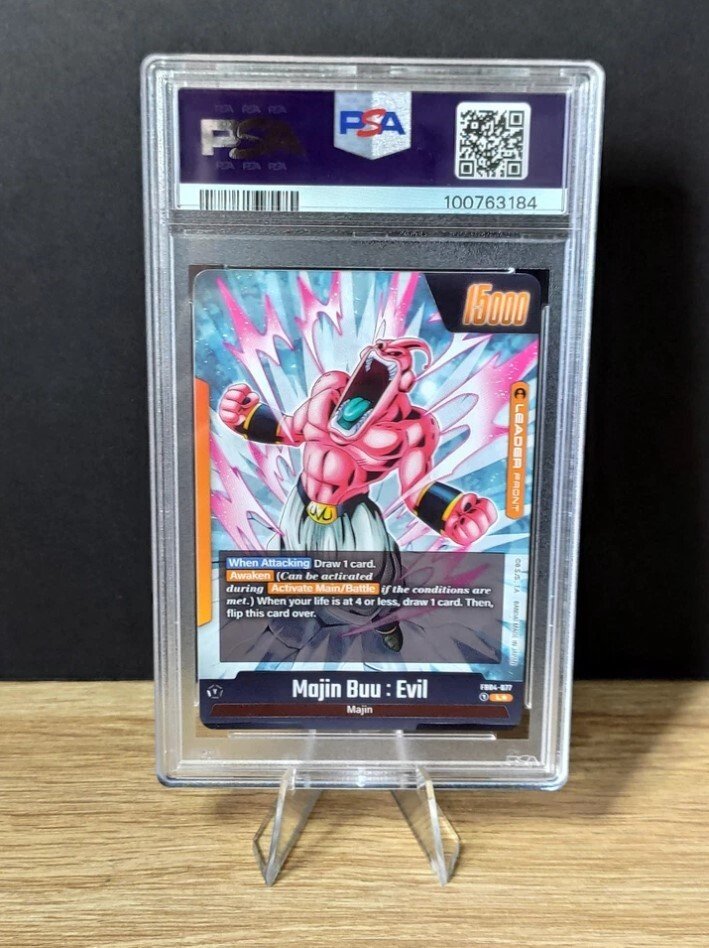 Dragon Ball Fusion World - FB04 - Majin Buu : Evil - Leader Alternate Art Graded card - PSA 10 #1.0