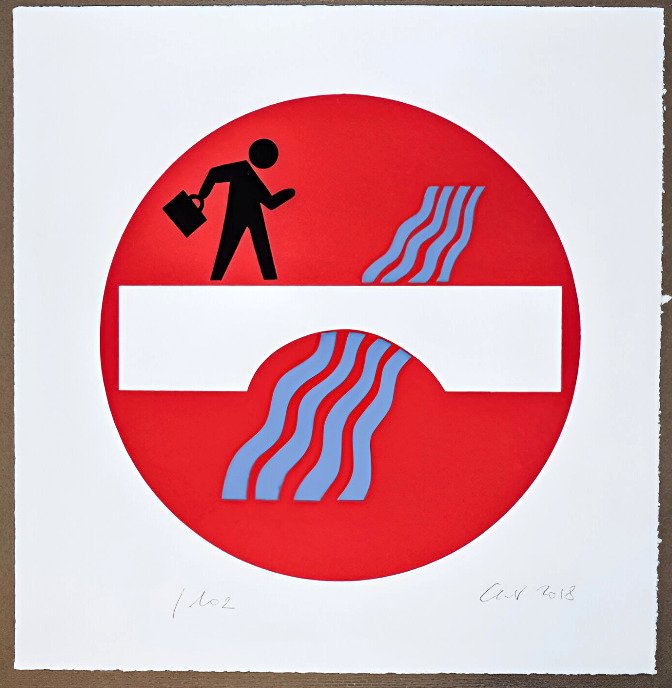 Clet Abraham (1966) - Ponte #2.1