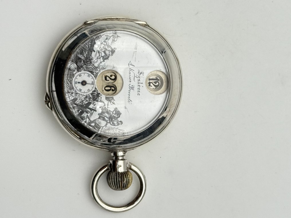 Systeme A.Kaiser Brevetè jump hour - orologio da taschino - 1900-1949 #2.1
