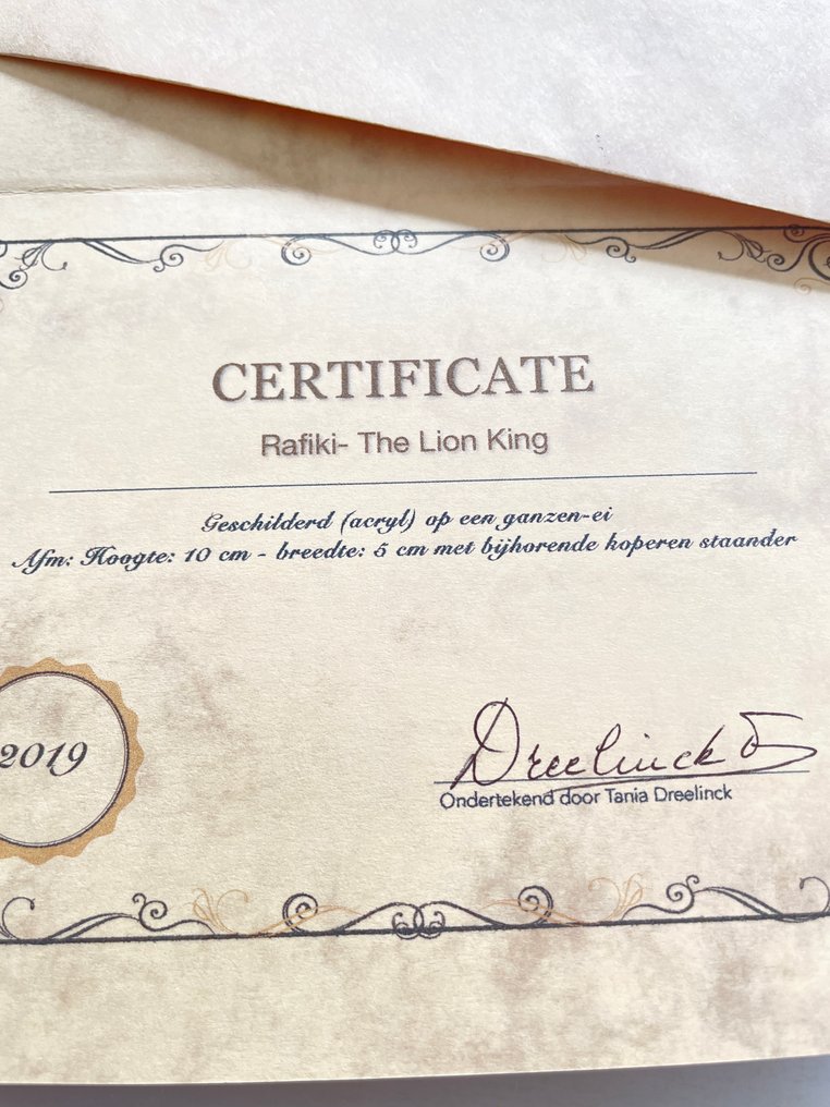 Statuetta - Exclusief ganzenei Rafiki - The Lion King - Ganzenei #4.3