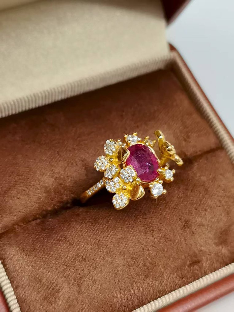 No reserve price - Ring Silver - 2.00ct. tw. Tourmaline #4.3