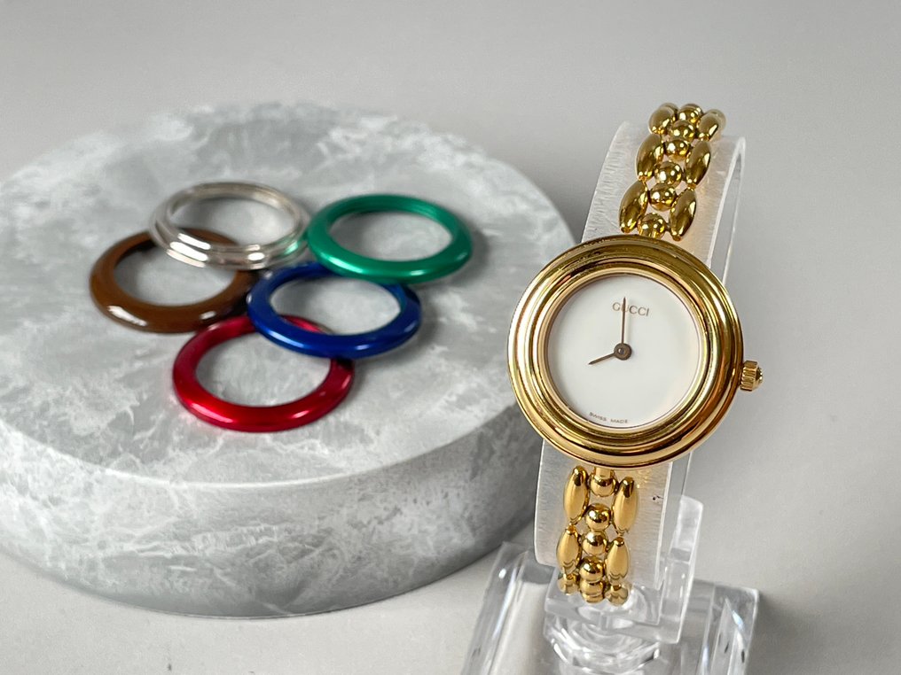 Gucci - Gucci 11/12.2 Change Bezel - Ingen mindstepris - 11/12.2 - Kvinder - 1990-1999 #2.1