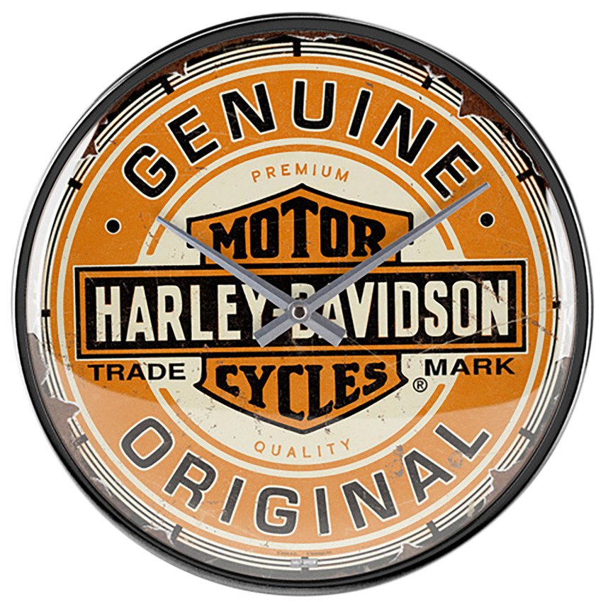 Ρολόι τοίχου -   Αλουμίνιο - 2020+ - HARLEY - DAVIDSON #1.0
