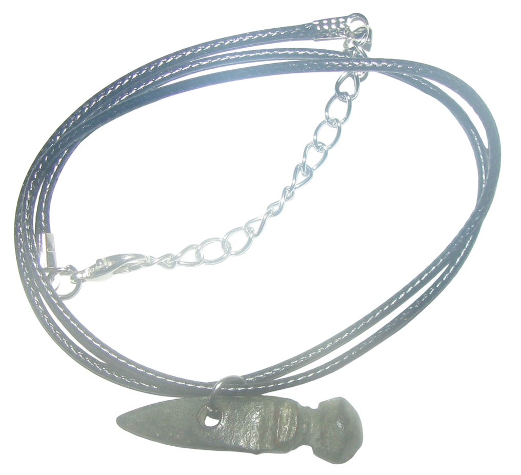 古羅馬 青銅色, 令人印象深刻的军事献祭护符,类似Gladius / PUGIO——大尺寸——34毫米,公元1至3世纪。 劍 (沒有保留價) #4.3