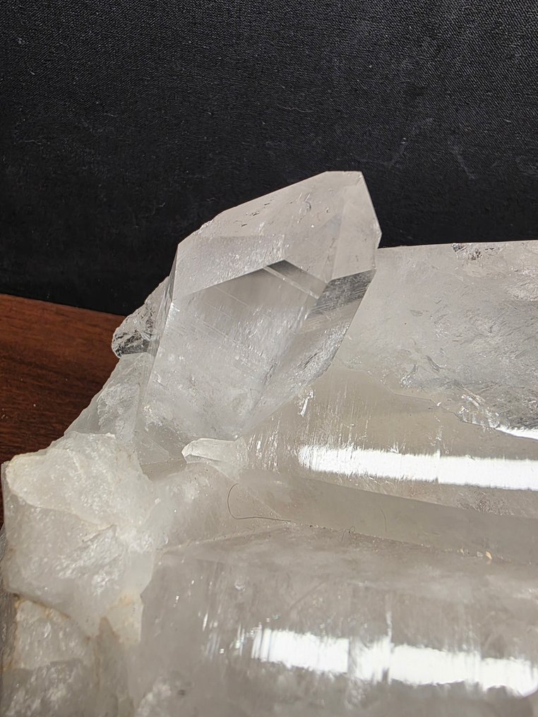 Χαλαζίας Κρύσταλλοι - Ύψος: 18 cm - Πλάτος: 27 cm- 6.53 kg #4.3