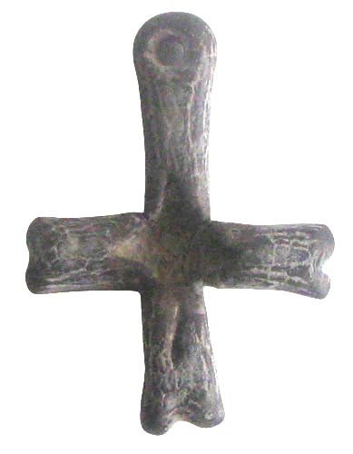 Βυζαντινή Μόλυβδος, -Μενταγιόν με σπάνιο και όμορφο βυζαντινό σταυρό από μόλυβδο-30 χιλ.-7ος/9ος αιώνας μ.Χ. Σταυρός - 30 mm (χωρίς τιμή ασφαλείας) #2.1