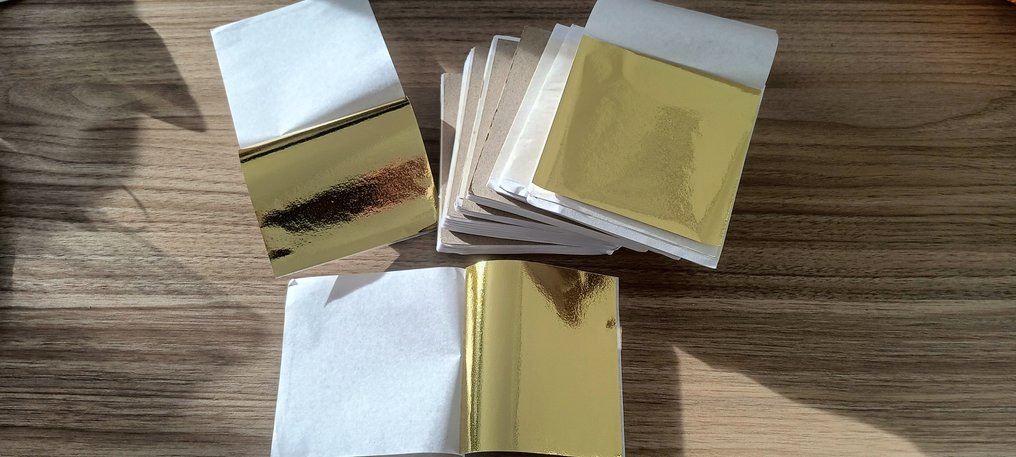 Instrumente de lucru (500) - 500 coli de hârtie de tip foi de aur #1.0