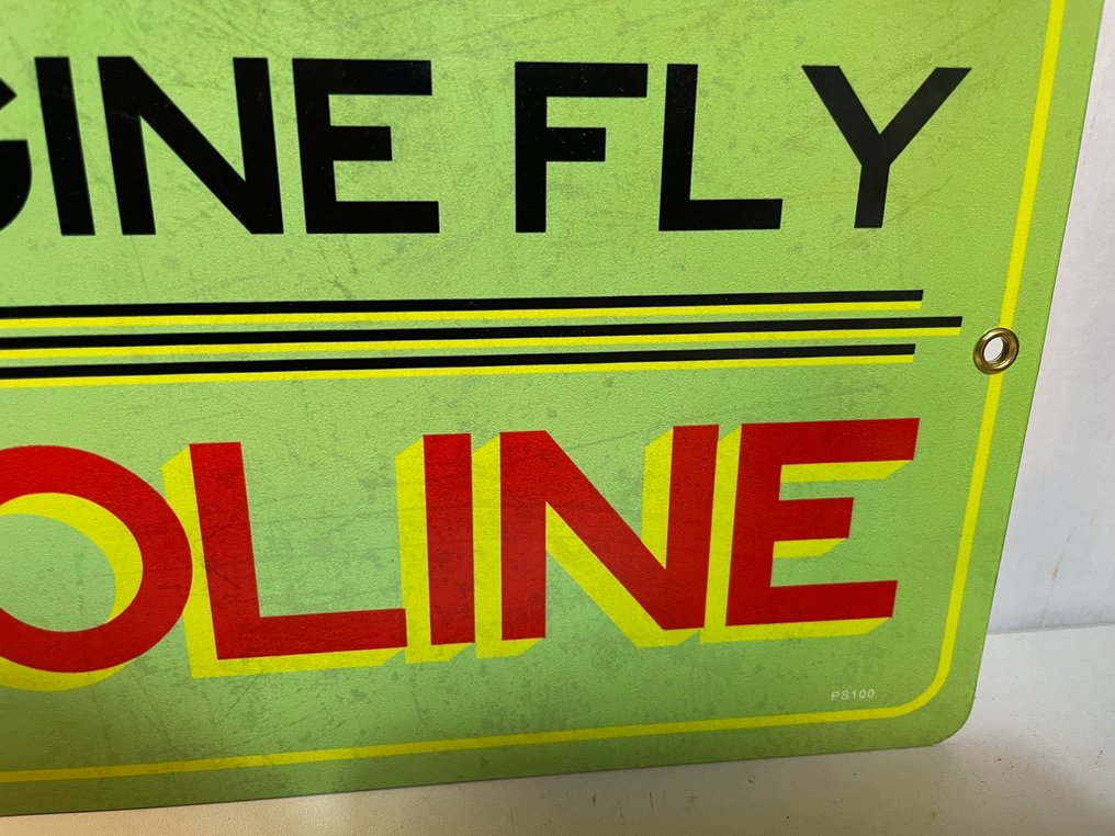 标志 - Polly Gasoline 让你的引擎飞起来 groot 钢制牌匾 66.5 x 32 厘米 - 钢 #3.2