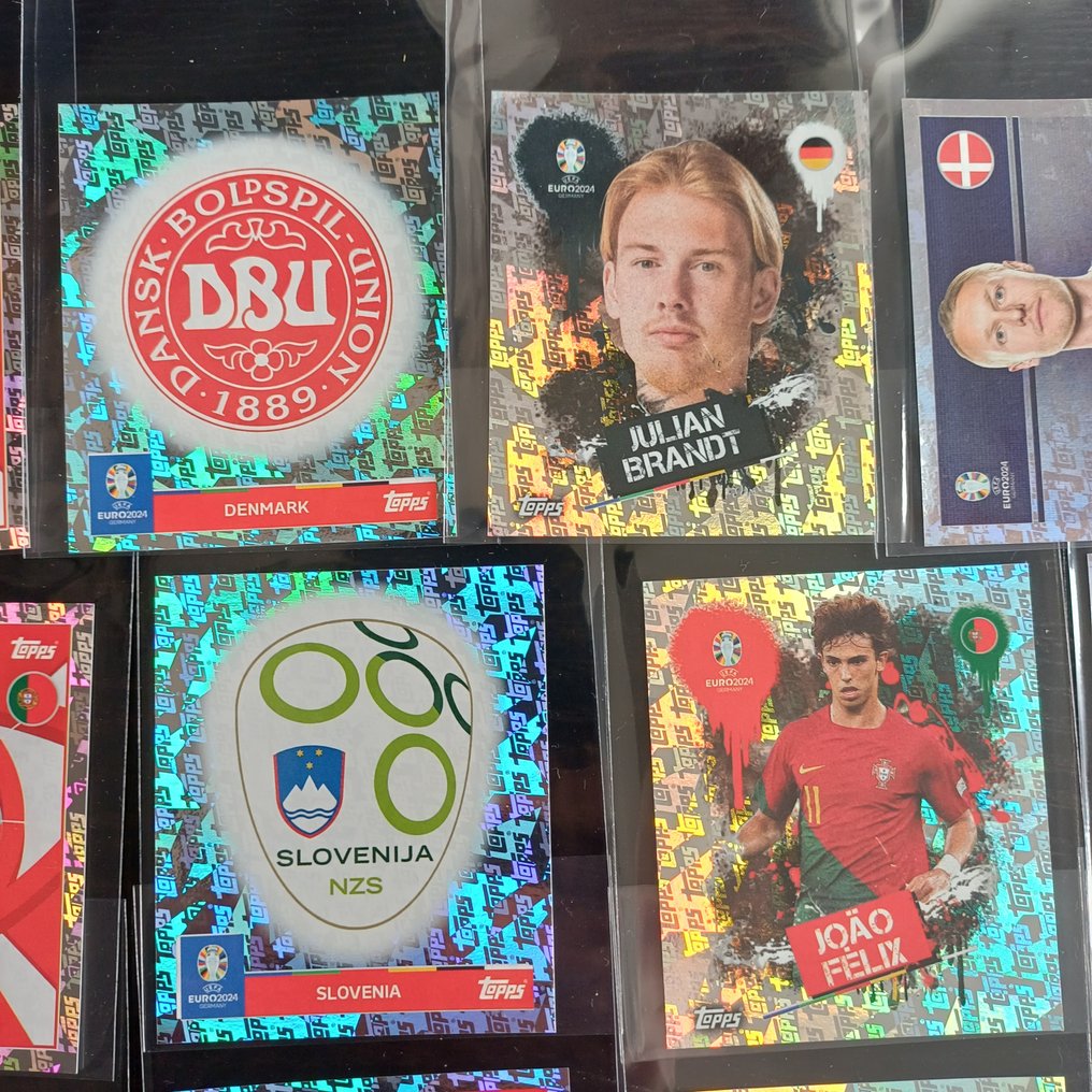 Topps Euro 2024 - Foil Parallels - All different 平行卡 - 57 Sticker - 狀況優良(EX) #2.1