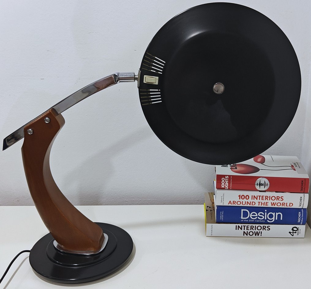 Fase - Luis Pérez de la Oliva - Schreibtischlampe - Präsident - Metall, Glas - Alles original #2.1