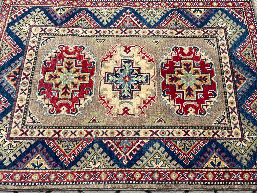 阿富汗沙尔万 - （未使用） - 未用过 - 手工编织 - 羊毛 - 全新 - 地毯 - 145 cm - 99 cm #1.0