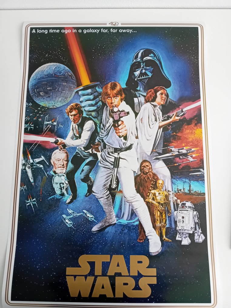 Scénario - George Lucas - 40th Special Edition Movieposter ( 91.5 x 61 cm) + Film Movie scripts from The Best parts of the - 1977 #4.3
