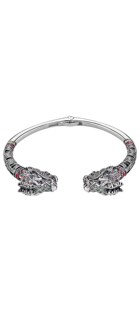 Nincs minimálár - Karperec Ezüst - Sárkány karkötő #1.0