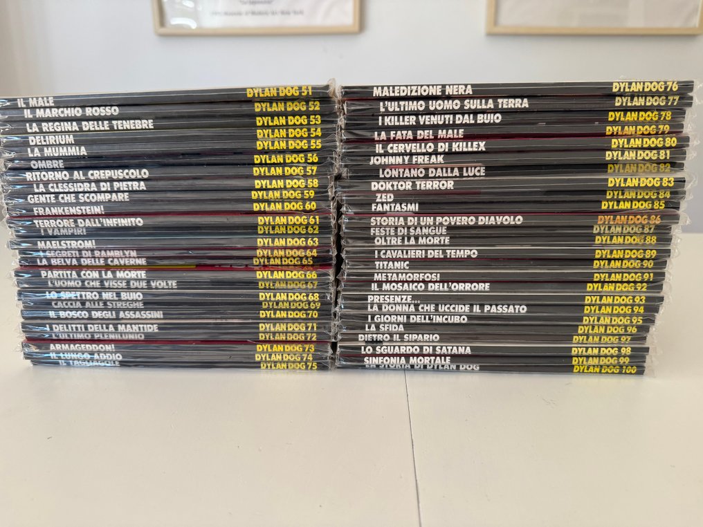 Dylan Dog nn. 51/100 - sequenza completa - 50 Comic - Primeira edição #3.2