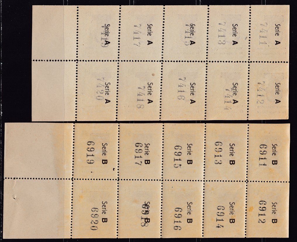 Ισπανία 1937 - Εμφύλιος πόλεμος - Δήμος Χαμαρτίν ντε λα Ρόσα (Μαδρίτη) - Φύλλα 10 - Allepuz 3, 7 #1.0