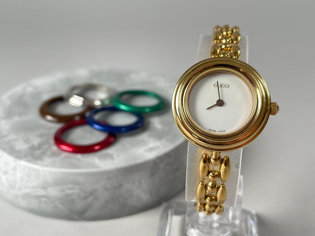 Gucci - Gucci 11/12.2 Change Bezel - Ingen mindstepris - 11/12.2 - Kvinder - 1990-1999 #1.0