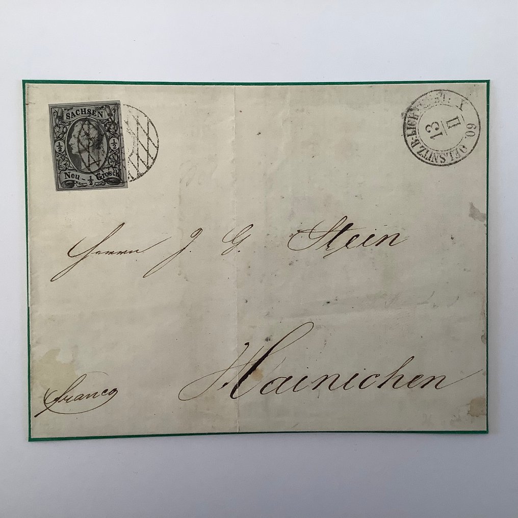 Γερμανία 1852/1872 - Lotje επιλεγμένα σφραγίδες των Γερμανικών κρατών και σφραγίδες Brutschield. - Michel #4.3