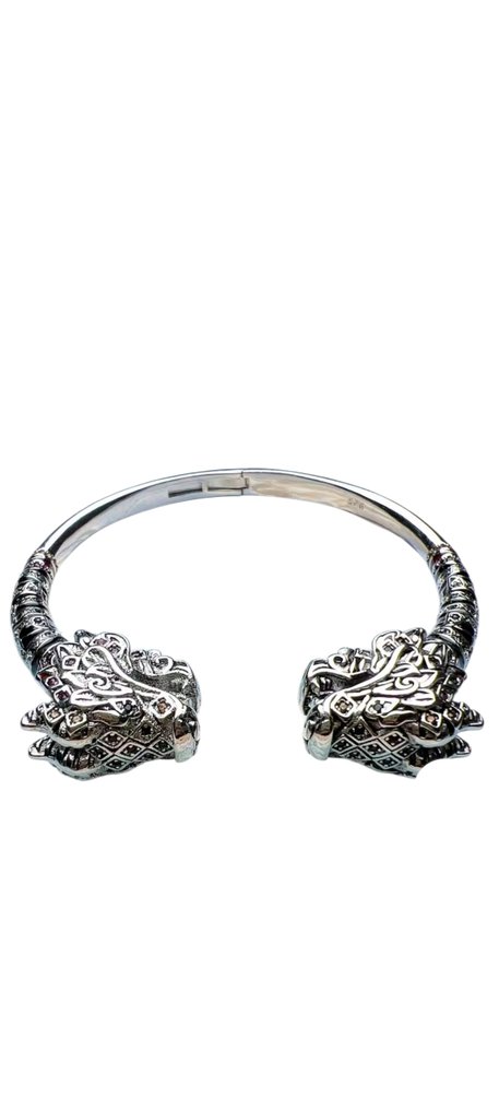 Nincs minimálár - Karperec Ezüst - Sárkány karkötő #1.0