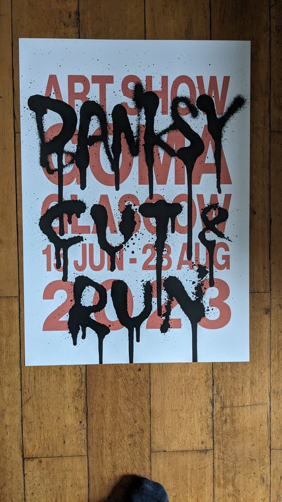 Banksy - cut and run authentic posters - 2020s #3.2