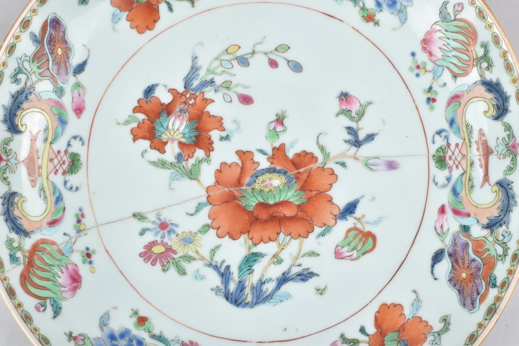 盘子 - A LARGE CHINESE MADAME THE POMPADOUR DISH - 瓷 #2.1