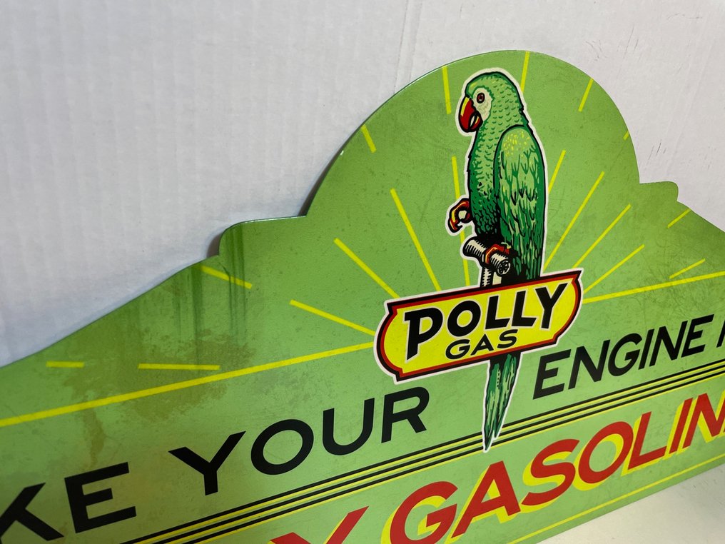 标志 - Polly Gasoline 让你的引擎飞起来 groot 钢制牌匾 66.5 x 32 厘米 - 钢 #4.3