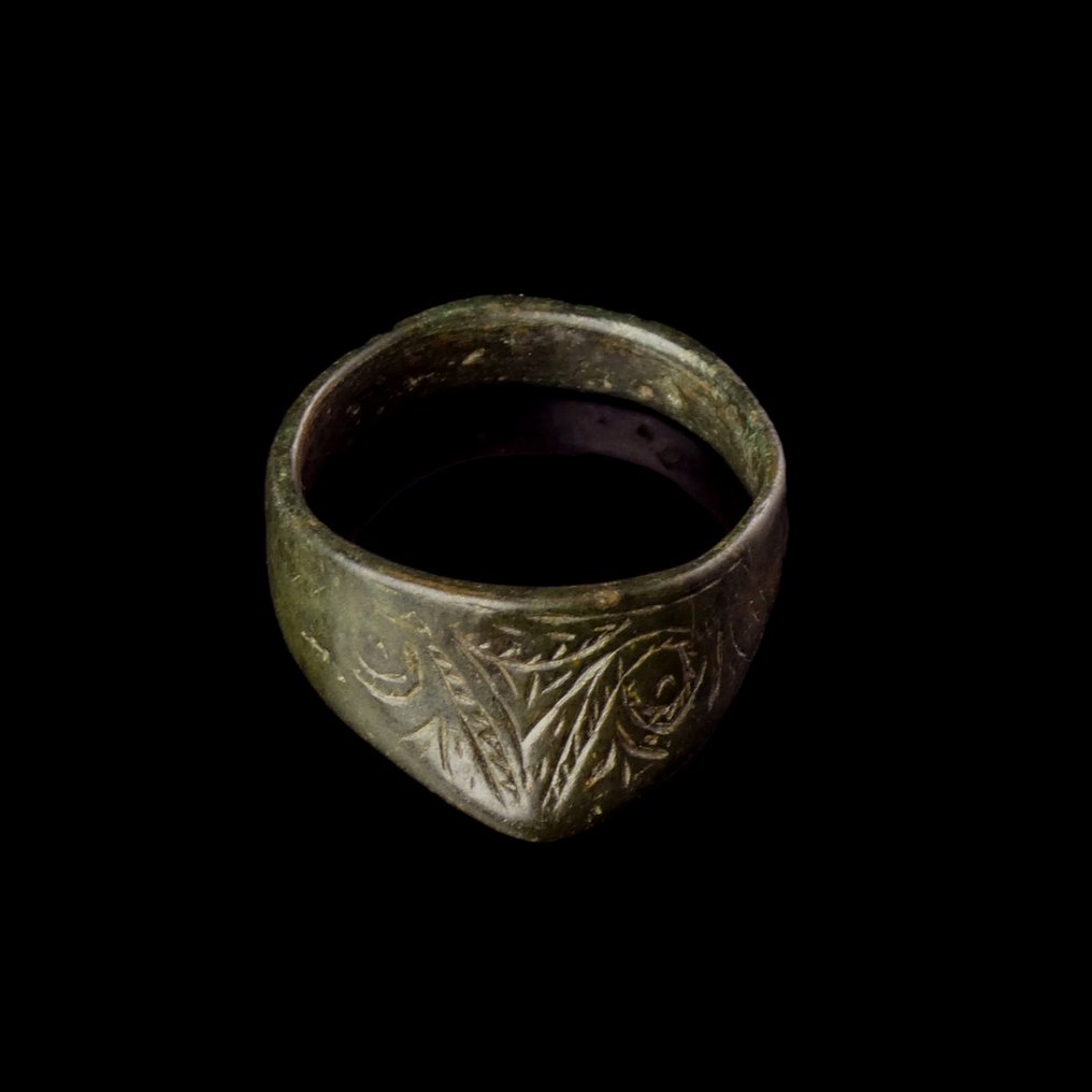 Medieval, Crusaders Era Bronze Archer Thumb Ring #2.1