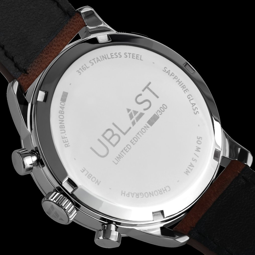 Ublast - Noble Chronograph - Sapphire Glass - REF.UBNOB40SV - Ltd. Edition - Men - 2025 #4.3