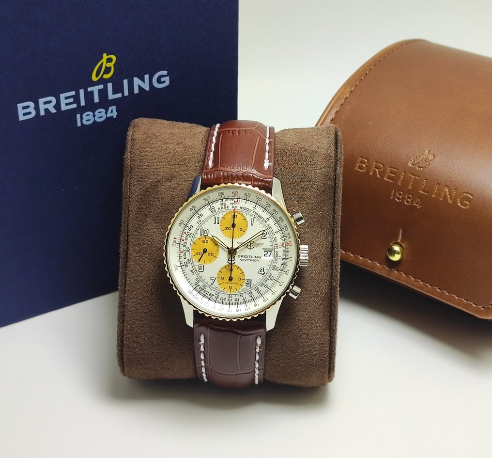 Breitling - Old Navitimer 18K Gold/Steel - No reserve price - Ref. D13022 - Men - 1990-1999 #4.3
