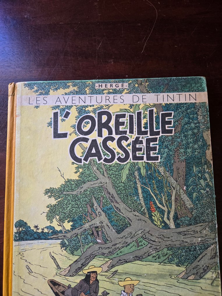 Tintin T6 - L'oreille cassée (A23bis) - C - 3e édition couleur - 1 Album - Réédition #1.0
