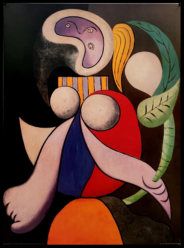 Pablo Picasso (after) - Manifesto, Poster Arte 'Pablo Picasso - Femme à la Fleur' #1.0