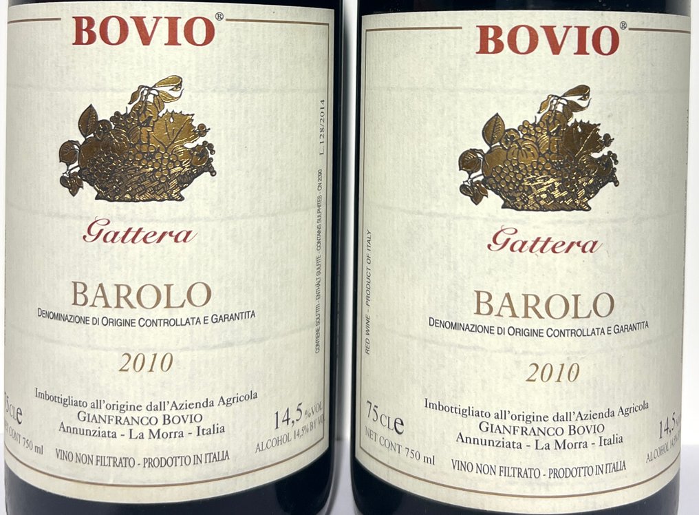 2010 Gianfranco Bovio, Gattera - 巴罗洛 DOCG - 2 Bottles (0.75L) #2.1