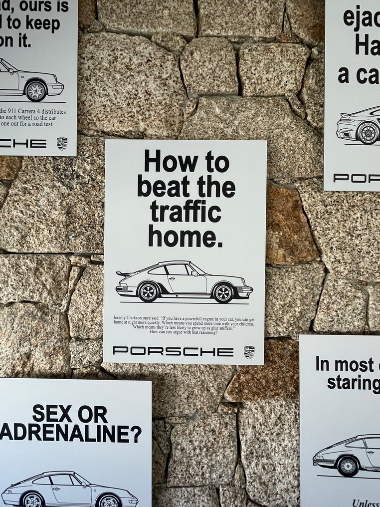 Πόστερ διαφήμισης αλουμινίου FERRY COLLECTION - Porsche - NO ENVIO A CANARIAS #2.1