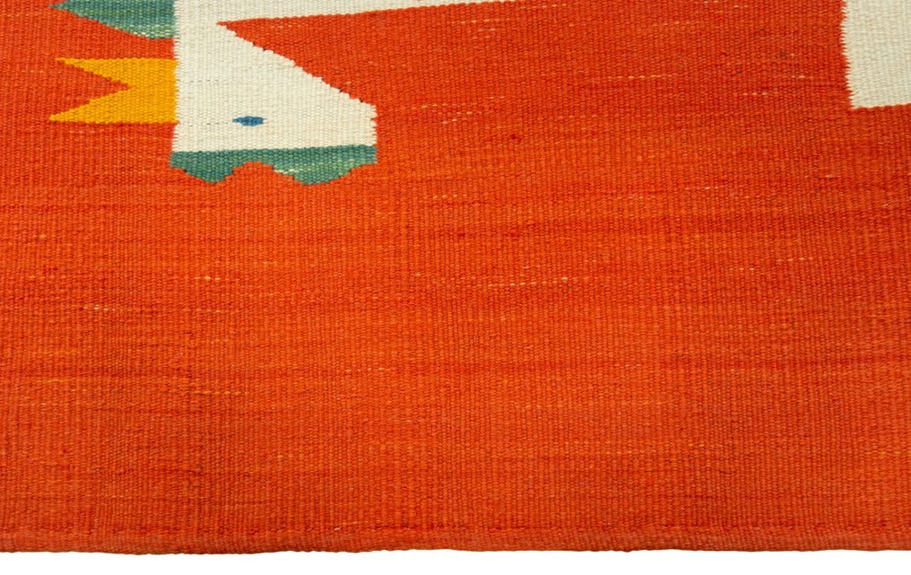 Kelim de designer țesut manual - Obiect de colecție - Kelim - 100 cm - 93 cm #4.3